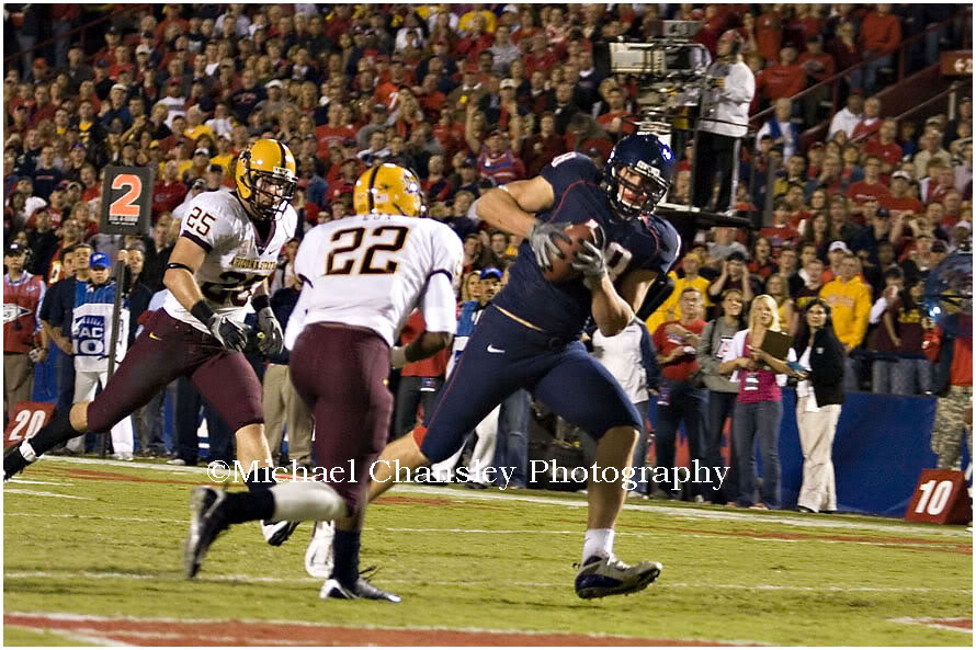 Rob Gronkowski Arizona Football touchdown