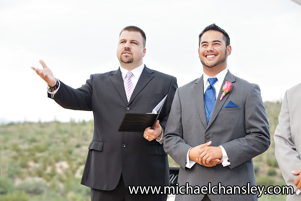 wedding at Saguaro Buttes