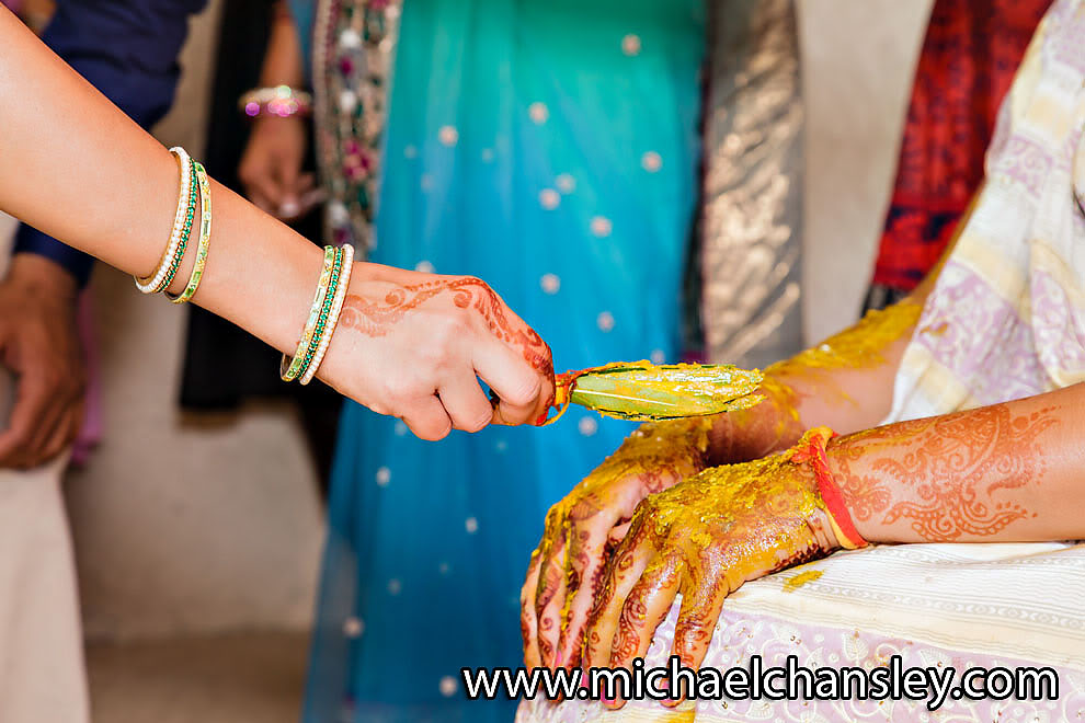 painting hands Indian Wedding Photographer in Tucson