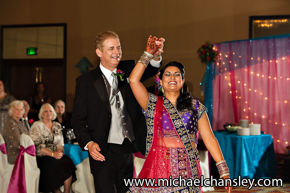 dancing at indian wedding