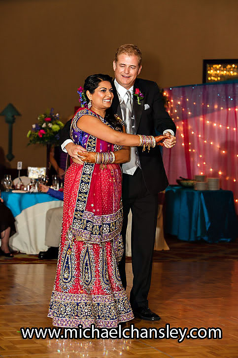 dancing at indian wedding