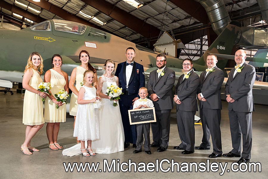 portrait with airplanes