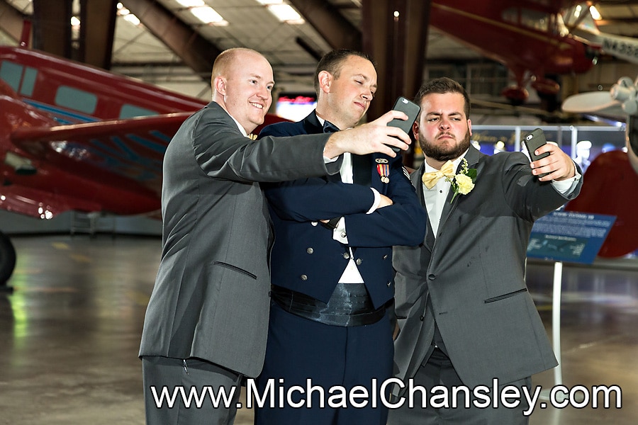 groomsmen funny portrait