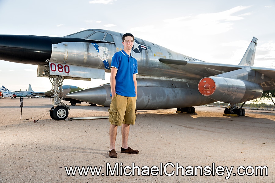 Senior Portraits with Airplanes